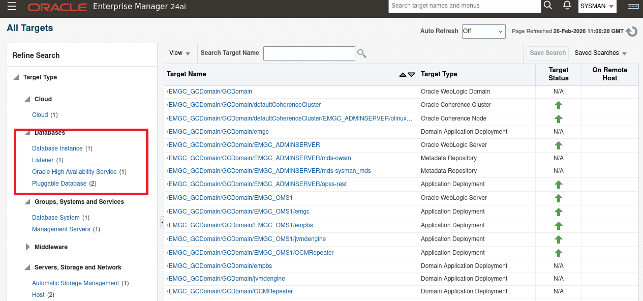 Oracle Rmc Library Control Oracle Enterprise Manager Cloud Control 24ai (24.1) Silent Installation ...